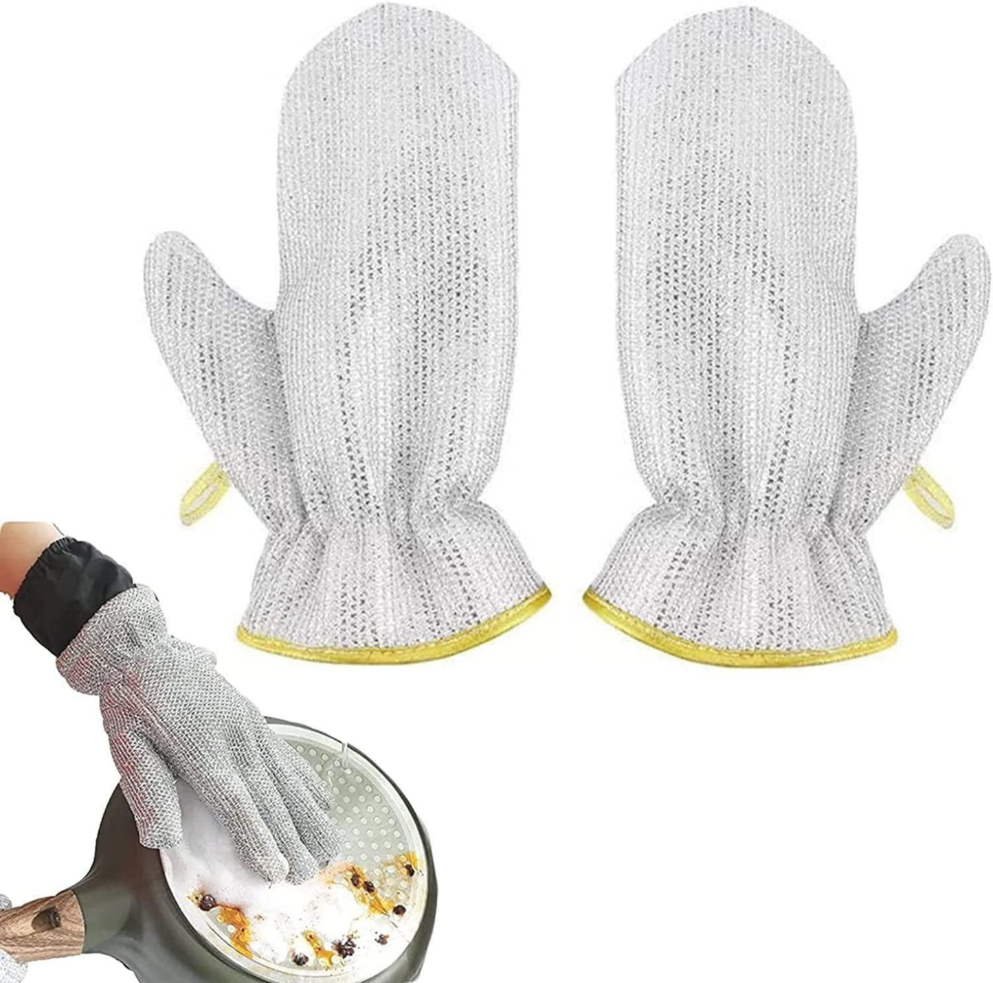 Aluminium Dishwashing Hand Gloves